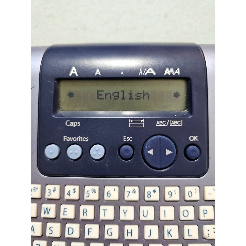 Brother P-Touch PT-1280 Label Maker Handheld Electronic Labeling System Gray